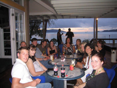 Hellen in north Australia con amici e famiglia
