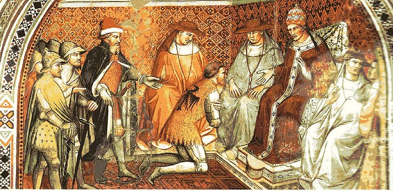 Barbarossa si sottomette all'autorità di Alessandro III